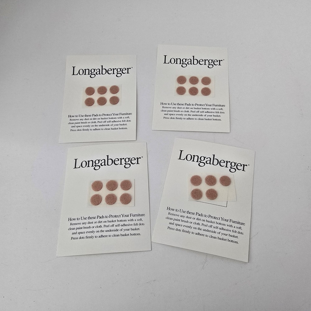 LONGABERGER FELT PADS/DOTS FOR BASKETS & FOR FURNITURE PROTECTION